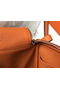 Hermes Lindy 26cm Bag In Orange Clemence Leather PHW Replica