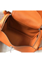 Hermes Lindy 26cm Bag In Orange Clemence Leather PHW Replica