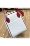 Hermes Lindy 30CM Original Leather Shoulder Bag LD30 White&Red Replica