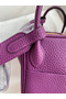 Hermes Mini Lindy Handmade Bag In Anemone Clemence Leather Replica