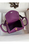 Hermes Mini Lindy Handmade Bag In Anemone Clemence Leather Replica