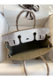Hermes Birkin 25 Retourne Bag In Himalaya Niloticus Crocodile Skin Replica