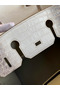 Hermes Birkin 25 Retourne Bag In Himalaya Niloticus Crocodile Skin Replica