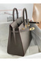 Hermes Birkin 25 Sellier Handmade Bag In Etain Epsom Calfskin Replica