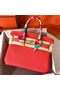 Hermes Birkin 30 Handmade Bag In Rose Extreme Clemence Leather Replica