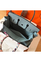 Hermes Birkin 35 Handmade Bag In Blue Lin Clemence Leather Replica