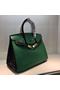 HERMES Birkin 35cm Bag Calfskin Leather 17823 Green Replica