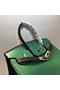 HERMES Birkin 35cm Bag Calfskin Leather 17823 Green Replica