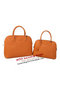 Hermes Bolide 37CM Tote Bags Calf Leather Orange Replica