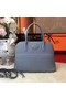 Hermes Bolide Original Leather Tote Bag B1007 Skyblue Replica
