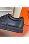 Hermes Boomerang Sneakers In Black Epsom Leather Replica