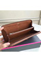 Hermes Brown Clemence Azap Zipped Wallet Replica