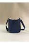 Hermes Evelyne original togo leather mini Shoulder Bag H15698 dark blue Replica