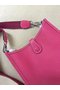 Hermes Evelyne original togo leather mini Shoulder Bag H15698 rose Replica
