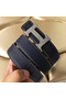 Hermes H Belt Buckle & Noir Clemence 32 MM Strap Replica