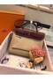 Hermes Herbag 31CM Original Canvas Leather & Calfskin 45987 Offwhite&Wine Replica