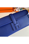 Hermes Jige Elan 29 Clutch Bag In Blue Electric Epsom Leather Replica