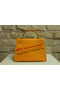 Hermes Kelly 32cm Shoulder Bag Yellow Saffiano Leather K32 Silver Replica