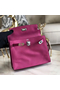 Hermes Kelly Danse Handmade Bag In Magnolia Swift Leather Replica