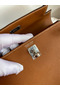 Hermes Kelly Danse II Bag In Gold Evercolor Calfskin Replica