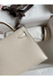 Hermes Kelly Mini II Sellier Handmade Bag In Nata Chevre Mysore Leather Replica