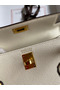 Hermes Kelly Mini II Sellier Handmade Bag In Nata Chevre Mysore Leather Replica