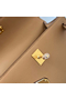 Hermes Kelly Pochette Handmade Bag In Chai Swift Calfskin Replica