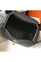 Hermes Lindy 30cm Bag In Black Clemence Leather GHW Replica