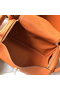 Hermes Lindy 30cm Bag In Orange Clemence Leather GHW Replica