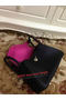 Hermes Lindy 30CM Black Leather Shoulder Bag HLD30 Gold Replica