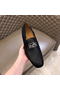 Hermes Men's Tenor Loafers In Black Calfskin Replica