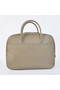 Hermes Steve 38CM Travel Bag Clemence Leather Grey Replica