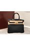 Hermes Birkin Bag Original Epsom Leather 30CM 17825 Black Replica