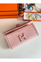 Hermes Jige Elan 29 Clutch Bag In Pink Epsom Leather Replica
