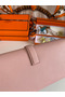 Hermes Jige Elan 29 Clutch Bag In Pink Epsom Leather Replica