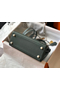 Hermes Kelly 25cm Retourne Bag In Vert Amande Clemence Leather Replica