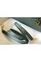 Hermes Kelly 25cm Retourne Bag In Vert Amande Clemence Leather Replica