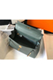 Hermes Kelly 25cm Retourne Bag In Vert Amande Clemence Leather Replica