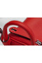 Hermes mini Lindy Togo Leather Bag LD19 red&Silver-Tone Metal Replica