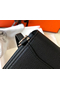 Hermes Mini Sac Roulis 18cm Bag In Black Evercolor Calfskin Replica