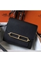 Hermes Mini Sac Roulis 18cm Bag In Black Evercolor Calfskin Replica