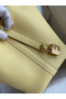 Hermes Picotin Lock 18 Handmade Bag in Jaune Poussin Clemence Leather Replica
