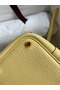 Hermes Picotin Lock 18 Handmade Bag in Jaune Poussin Clemence Leather Replica