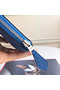 Hermes Blue Clemence Azap Zipped Wallet Replica