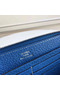Hermes Blue Clemence Azap Zipped Wallet Replica