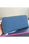 Hermes Blue Jean Azap Zipped Wallet Replica