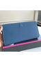 Hermes Blue Jean Azap Zipped Wallet Replica