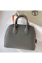 Hermes Bolide 1923 Mini Handmade Bag In Gris Meyer Evercolor Calfskin Replica