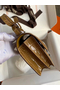 Hermes Constance 24 Handmade Bag In Light Brown Alligator Crocodile Skin Replica