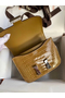 Hermes Constance 24 Handmade Bag In Light Brown Alligator Crocodile Skin Replica